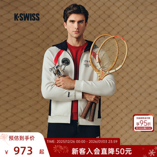休闲百搭针织网球服1011480 新款 KSWISS盖世威外套男女同款 25秋季