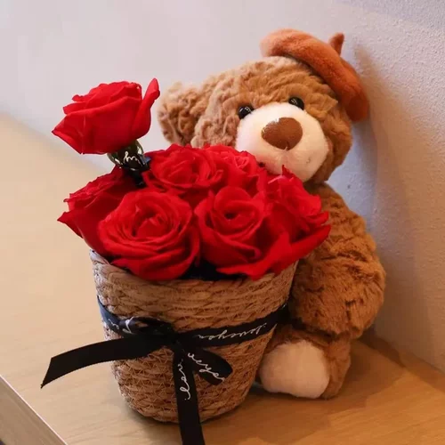 可爱泰迪熊公仔生日礼物