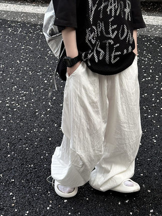 儿童防晒裤夏季冰丝男女童防蚊裤凉感运动速干裤男孩夏装薄款裤子