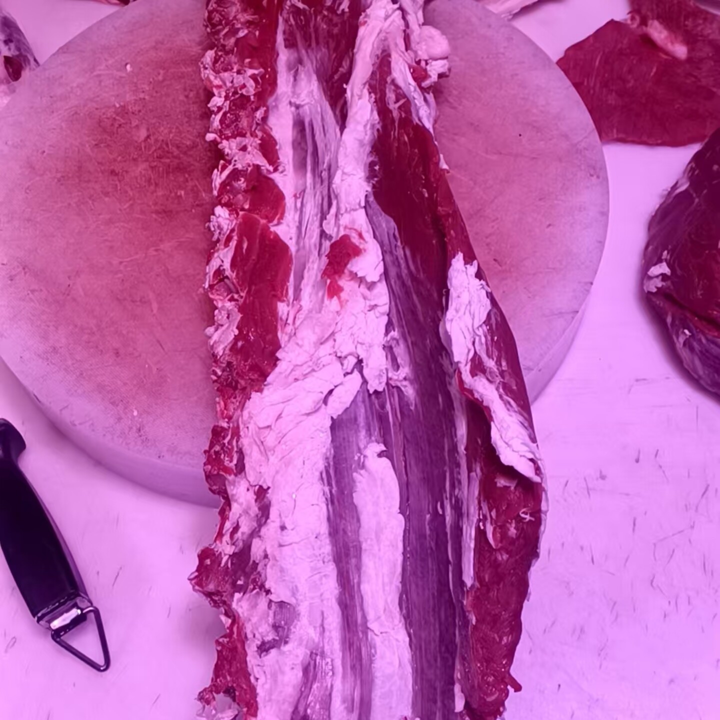 新鲜现杀宁夏特产泾源黄牛肉吊龙潮汕火锅清真食材草饲散养烤涮肉