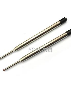 (10支装)金属签字笔芯G2规格按动旋转中性水笔芯战术防卫笔替芯