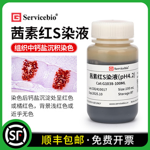 赛维尔 茜素红S染液Von Kossa染液 组织切片钙盐沉积染色呈橘红色