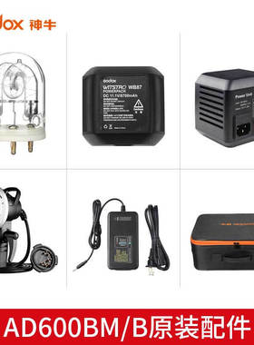 神牛（Godox）AD600BM/B外拍配件闪光灯附件电池/灯管/充电器/适