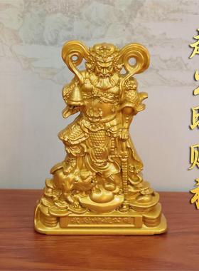 沙金武财神赵公明骑虎像供