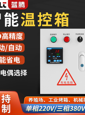 高精度数显智能温控箱单三相全自动温控器温度仪表恒温控制箱PID