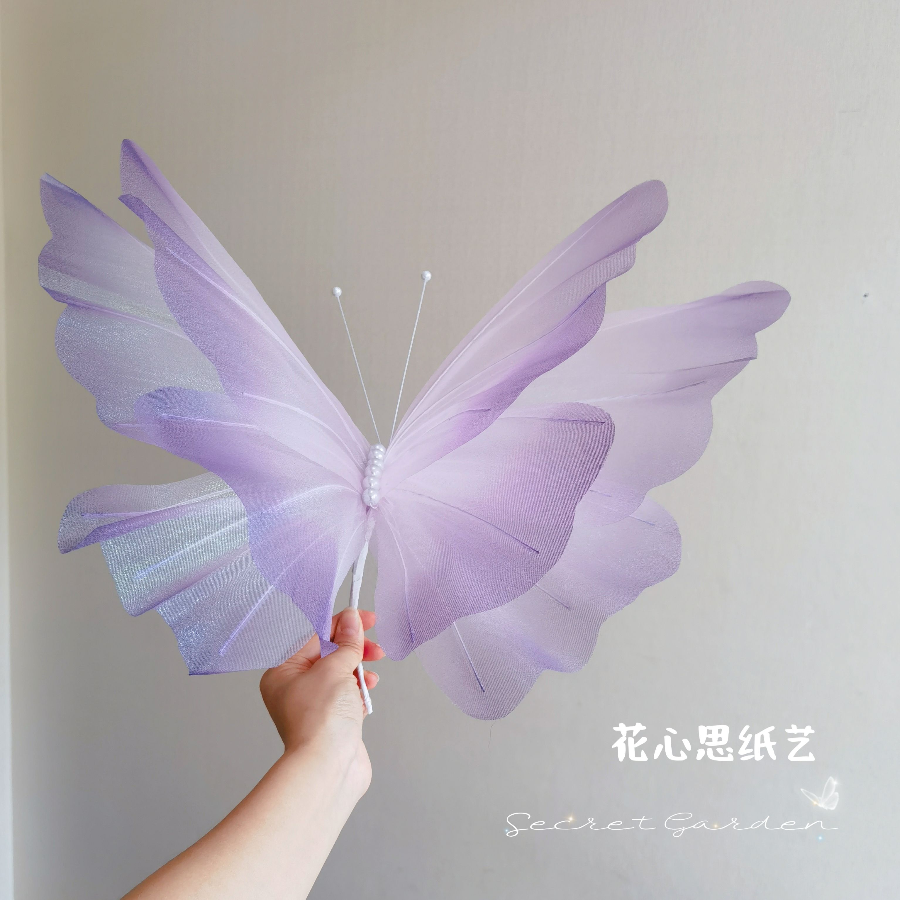 成品蝴蝶仿真花手工diy仿真花艺套装仿真花摆件装饰品