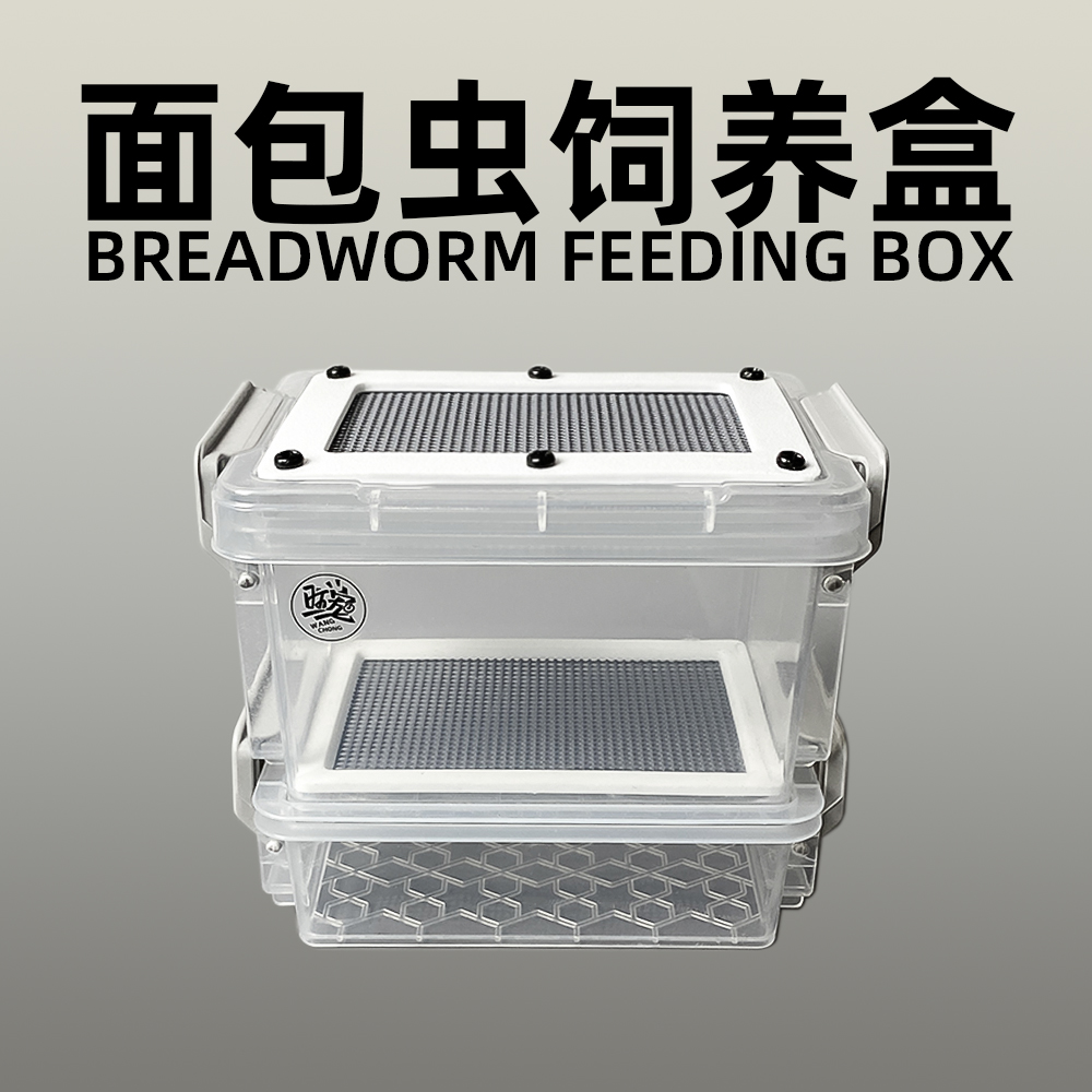 桌面寝室办公室迷你面包虫滤屎饲养箱防臭防潮九龙虫筛选粪便养殖