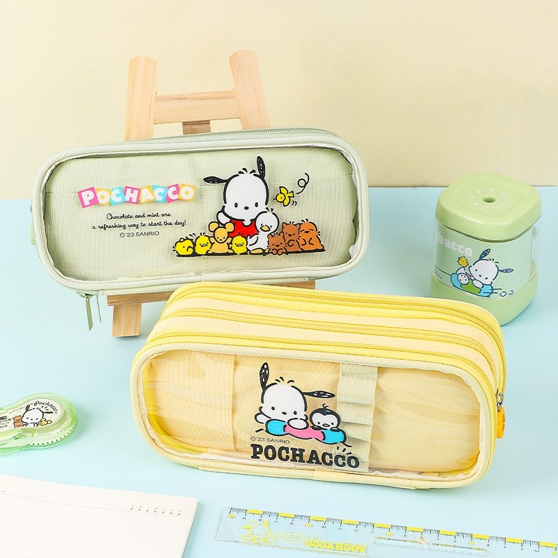 广博简约多功能笔袋学生