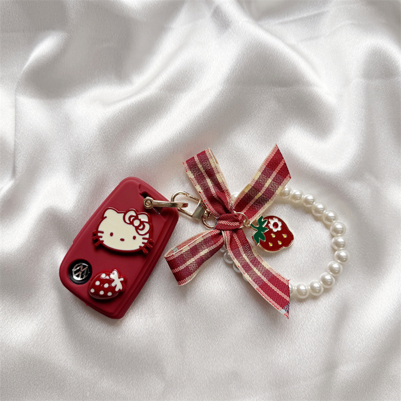 安可拉红kitty~大众钥匙套可爱