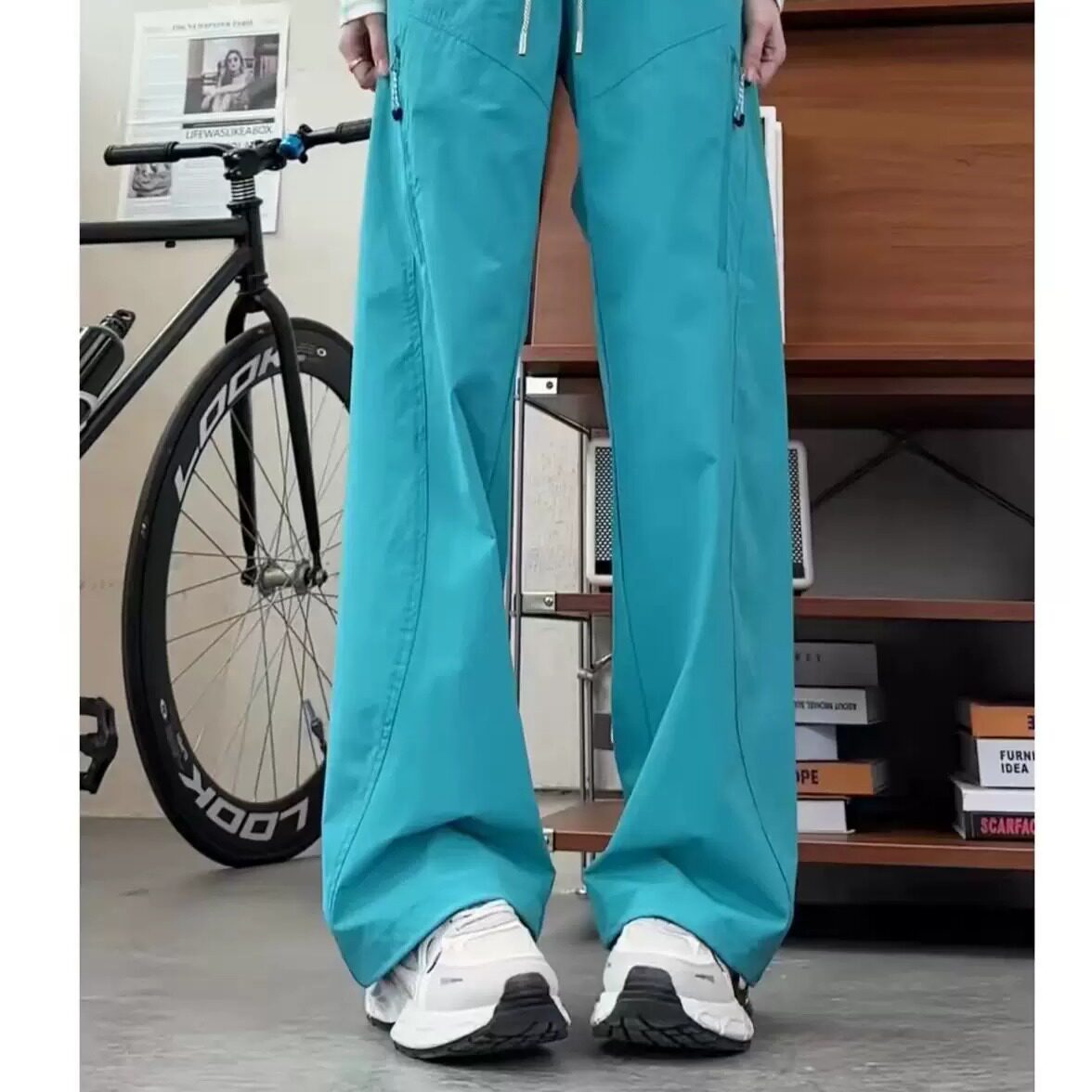 多巴胺冰丝速干直筒美式工装男女