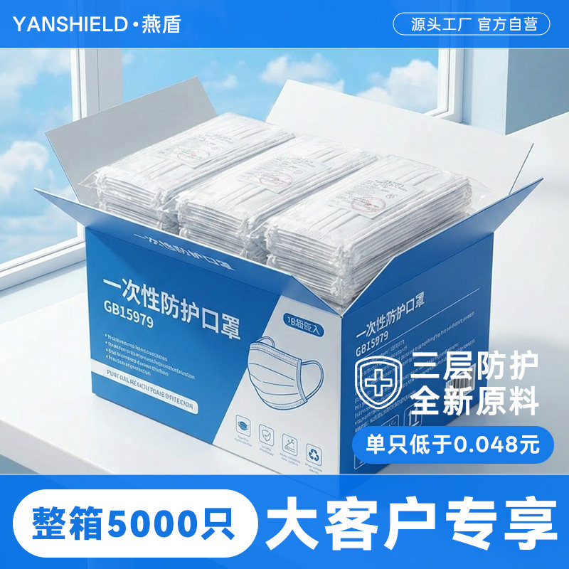 一次性口罩整箱5000只