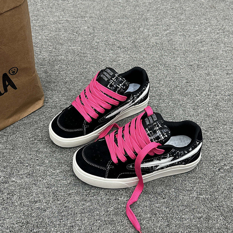 鞋子男2026春季新款闪电潮流小众百搭德训鞋美式休闲板鞋运动鞋,流行男鞋,休闲板鞋,淘宝优惠券,粉丝福利购,淘宝优惠卷