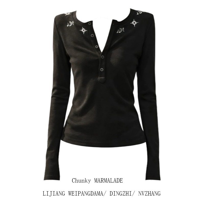 大码韩系半开领长袖T恤女2026新款胖mm修身显瘦小众百搭打底上衣,女装/女士精品,大码内搭,淘宝优惠券,粉丝福利购,淘宝优惠卷