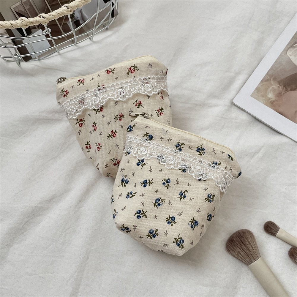 54191 高颜值碎花大容量收纳袋零钱包化妆品口红整理袋外出洗漱包,收纳整理,化妆箱/盒,淘宝优惠券,粉丝福利购,淘宝优惠卷