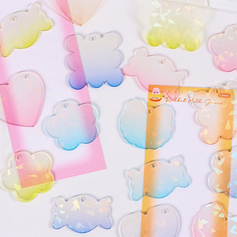 渐变镭射咕盘透明亚克力DIY咕卡盘学生咕卡贴纸装饰咕卡卡盘,文具电教/文化用品/商务用品,手帐/日程本/计划本,淘宝优惠券,粉丝福利购,淘宝优惠卷