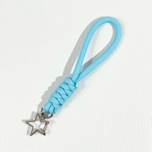 星星扣交叉短编织绳手工短绳包包挂件男女水杯箱包防丢多功能饰品