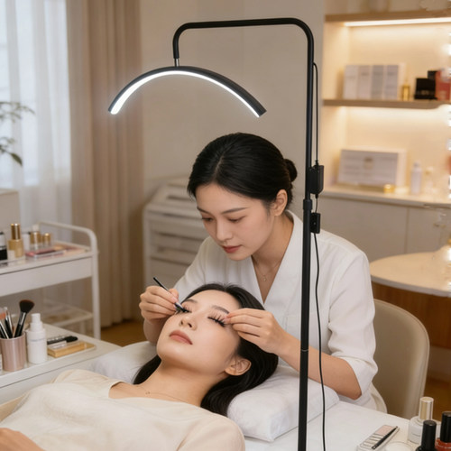 鹿秋风铝材美容院美睫灯高亮护眼