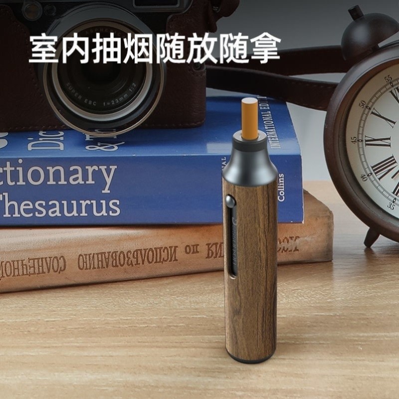 不掉烟灰神器懒人烟嘴车载室内抽烟防灰飞烟套免弹烟香烟吸烟烟缸