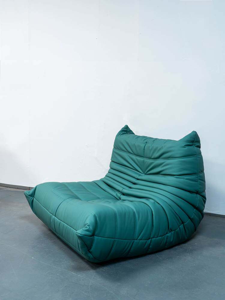 鼎德喜毛毛虫TOGO懒人沙发磨砂布麂皮绒写意空间阳台休闲飘窗沙发