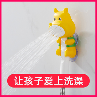 儿童洗澡花洒喷头淋浴套装卡通小孩手持彩色婴儿外接宝宝洗头神器