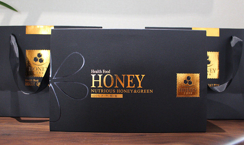蜂蜜包装盒野生土蜂蜜2斤礼盒高档礼品盒含玻璃瓶定制空盒手提袋