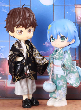 ob11娃衣 和服 浴衣套装 molly YMY p9 p10小铃铛素体12分bjd衣服