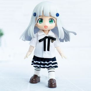 OB11娃衣校服 GSC粘土人娃娃BJD piccodo molly衣服JK制服裙子ymy