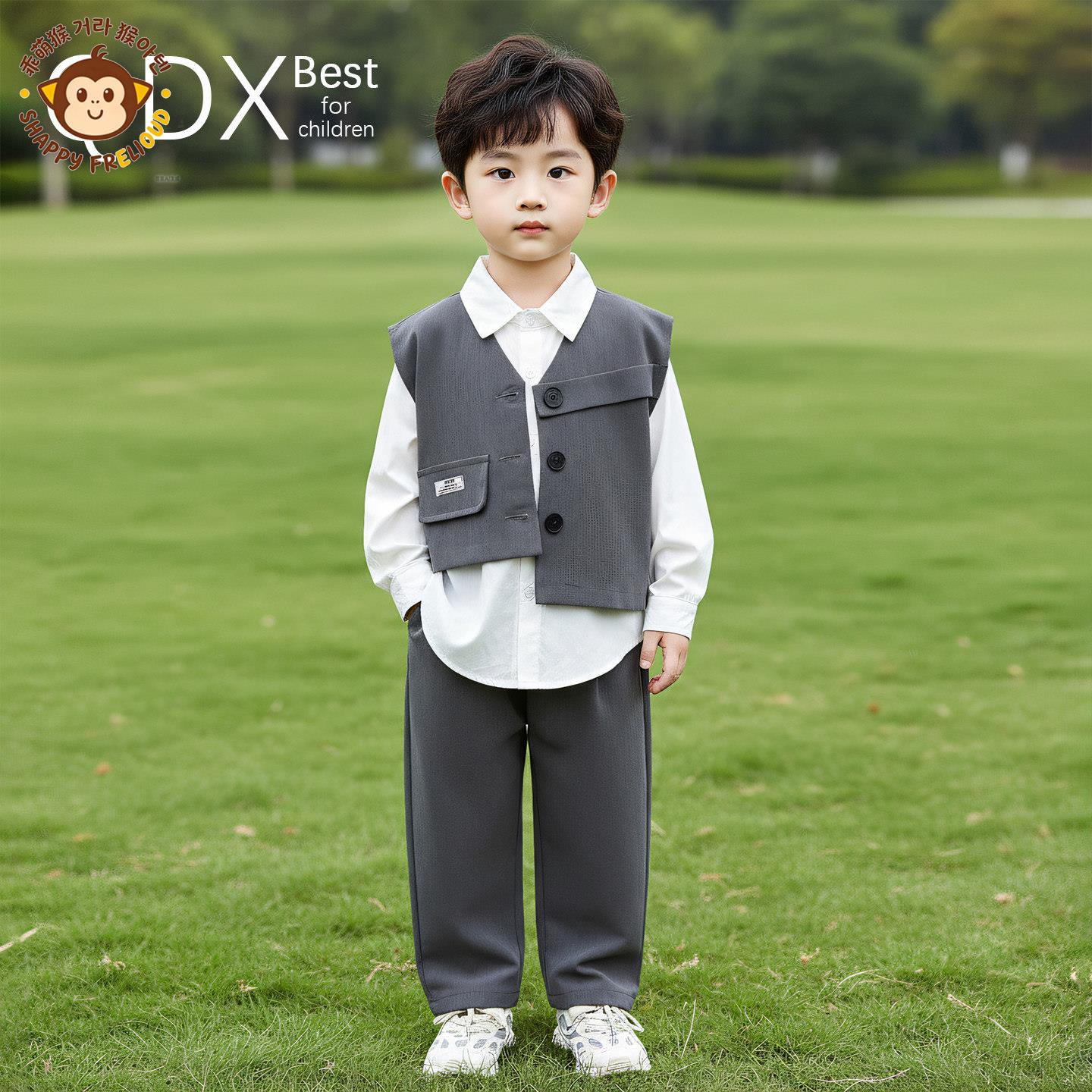 韩国G MENGHOU男童西装西服/小西装