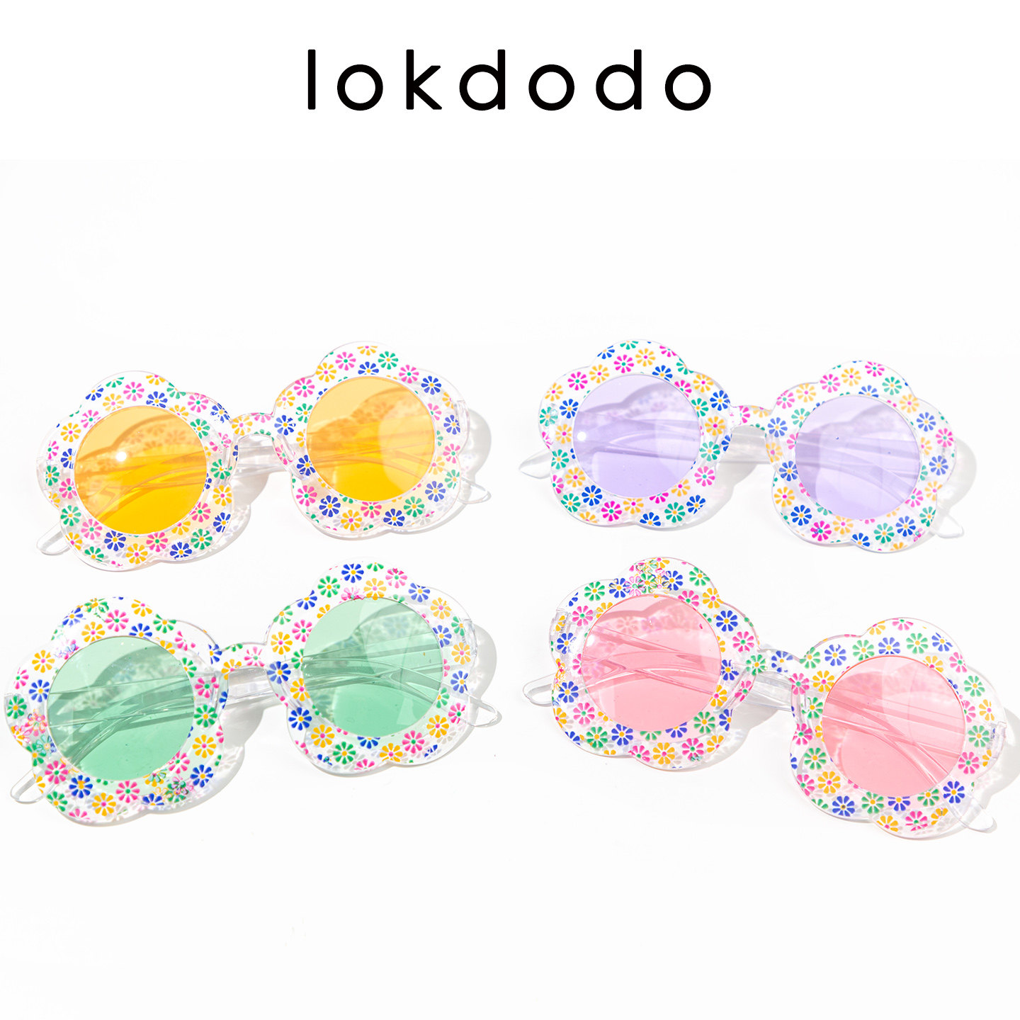 花边眼镜太阳镜节日通用拍照道具彩色花朵浅粉透明装饰眼镜圆框,节庆用品/礼品,节日装扮用品,淘宝优惠券,粉丝福利购,淘宝优惠卷