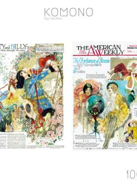 【即将绝版无补】可诺拼内尔布林克利作品两幅二合一成人手工