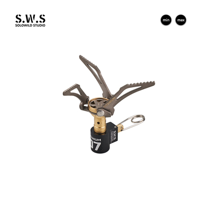 SWS迷你炉头 户外一体式便携折叠solo徒步露营轻量化炉头
