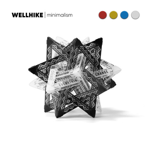 WELLHIKE水晶灯罩金平糖户外露营氛围折叠彩色38灯GZ灯配件材料包