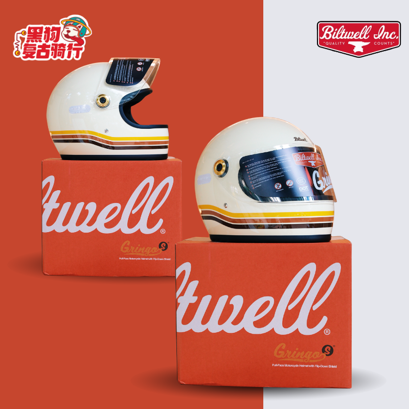 【小贝同款】Biltwell Gringo S美国复古全盔男女四季BILTWELL