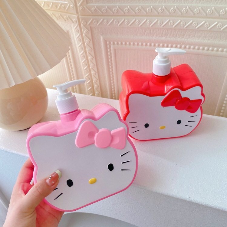 旅行分装瓶按压式洗发水沐浴露空瓶子可爱猫咪造型洗手液分装瓶