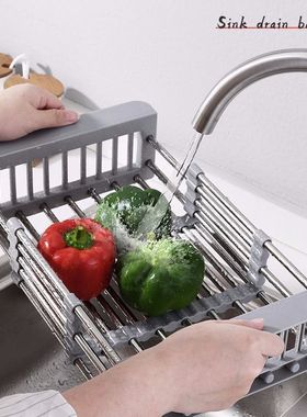 Kitchen sink racks stainless steel dish drain rack drying
