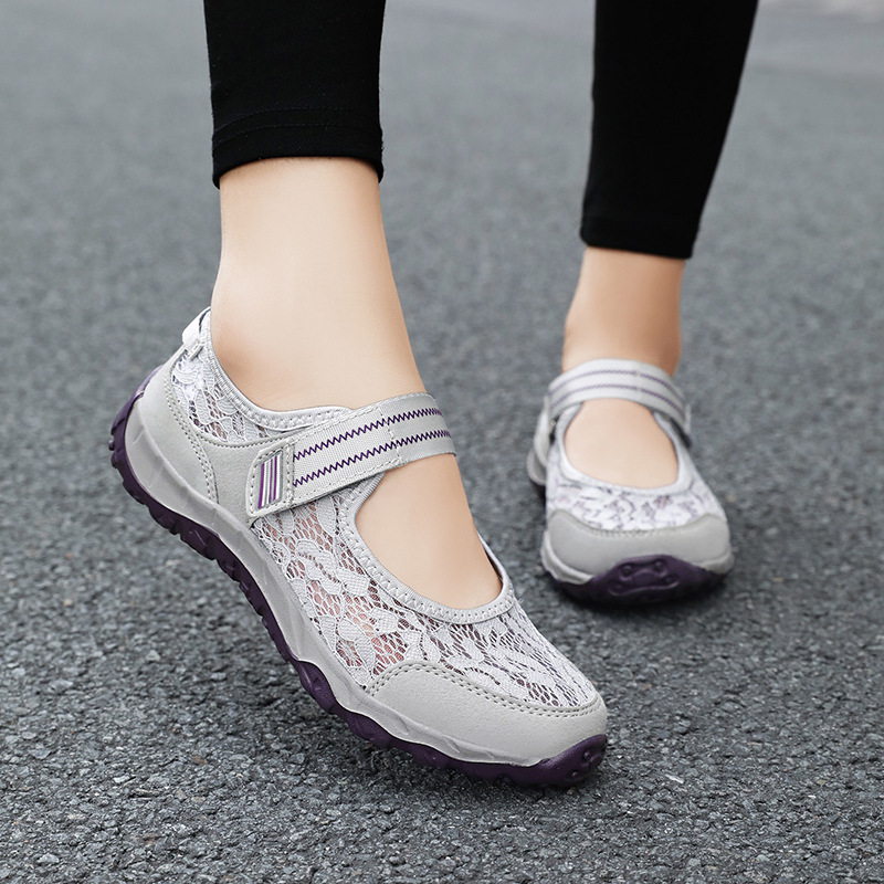 老北京布鞋女新款妈妈鞋夏季中老年透气舒适老人鞋防滑软底健步鞋