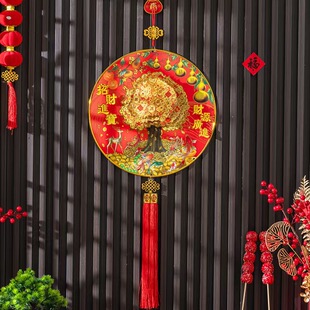 2026新款电动摇钱发财树喜庆挂件新年春节装饰过年挂饰高档创意
