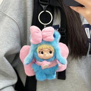 哇库库三代Wakuku立刻开挂系列摆件盲盒毛绒娃娃搪胶蝴蝶结娃衣