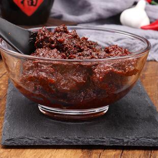 现货五昧草堂五谷鱼粉麻辣酱调味料渔粉专用秘制酱料香辣风味酱1k