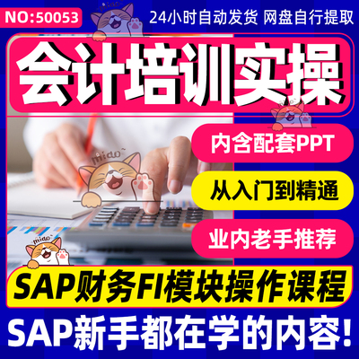 SAP系统财务会计培训教程