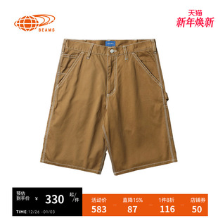 宽松短裤 五分裤 直筒裤 潮男百慕大短裤 250041XE 时尚 BEAMS男装