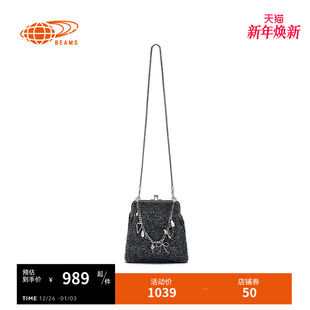 时尚 RAY 新款 针织口金包单肩包2025冬季 质感斜挎包小包 BEAMS女款