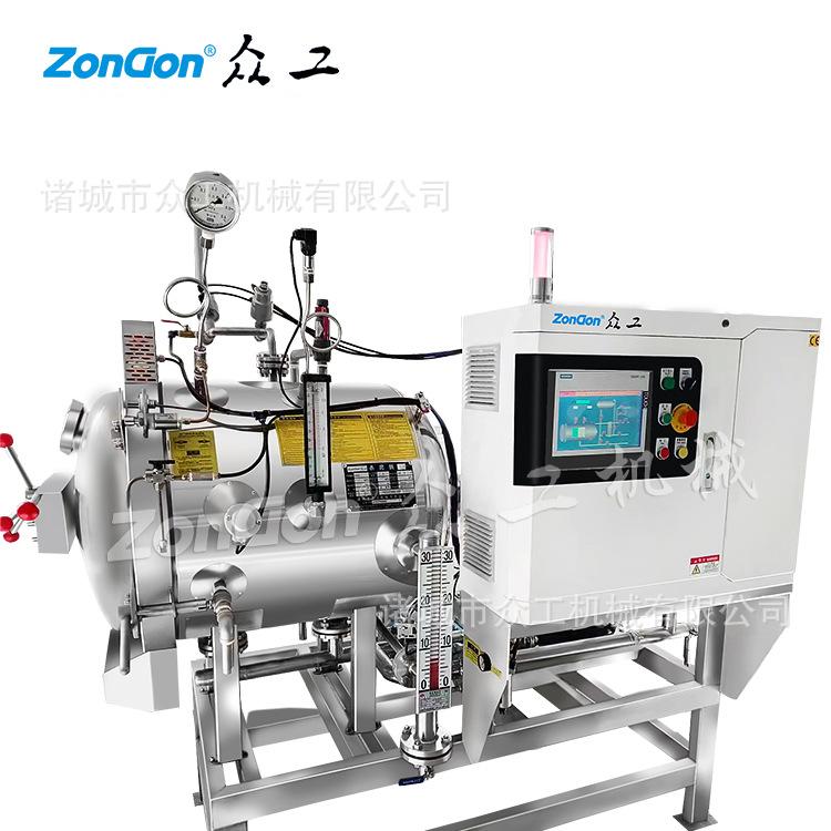 【众工机械诸城制造】700型半自动不锈钢电加热小型杀菌锅节能
