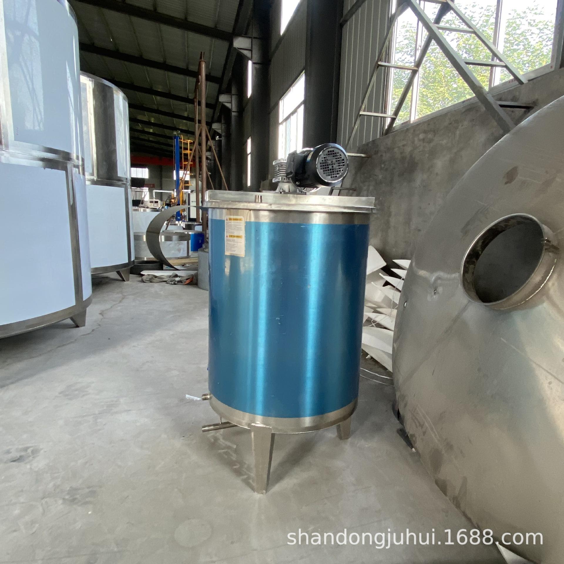 1立方不锈钢精油搅拌罐 黄豆酱储存罐 酱油陈醋勾兑配料罐