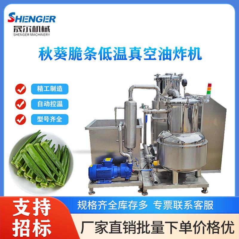 秋葵香菇VF低温技术油炸机脆枣洋葱圈油炸设备 蟹棒油炸锅