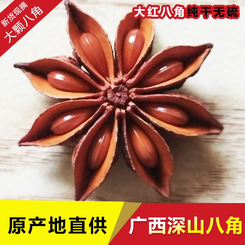 广西大红八角大料原产地大茴香新货另售桂皮香叶调料香料家用批发