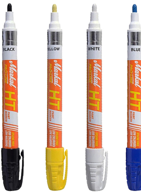 美国MARKAL PRO LINE HT工业耐高温标记笔 防水不掉色油漆笔