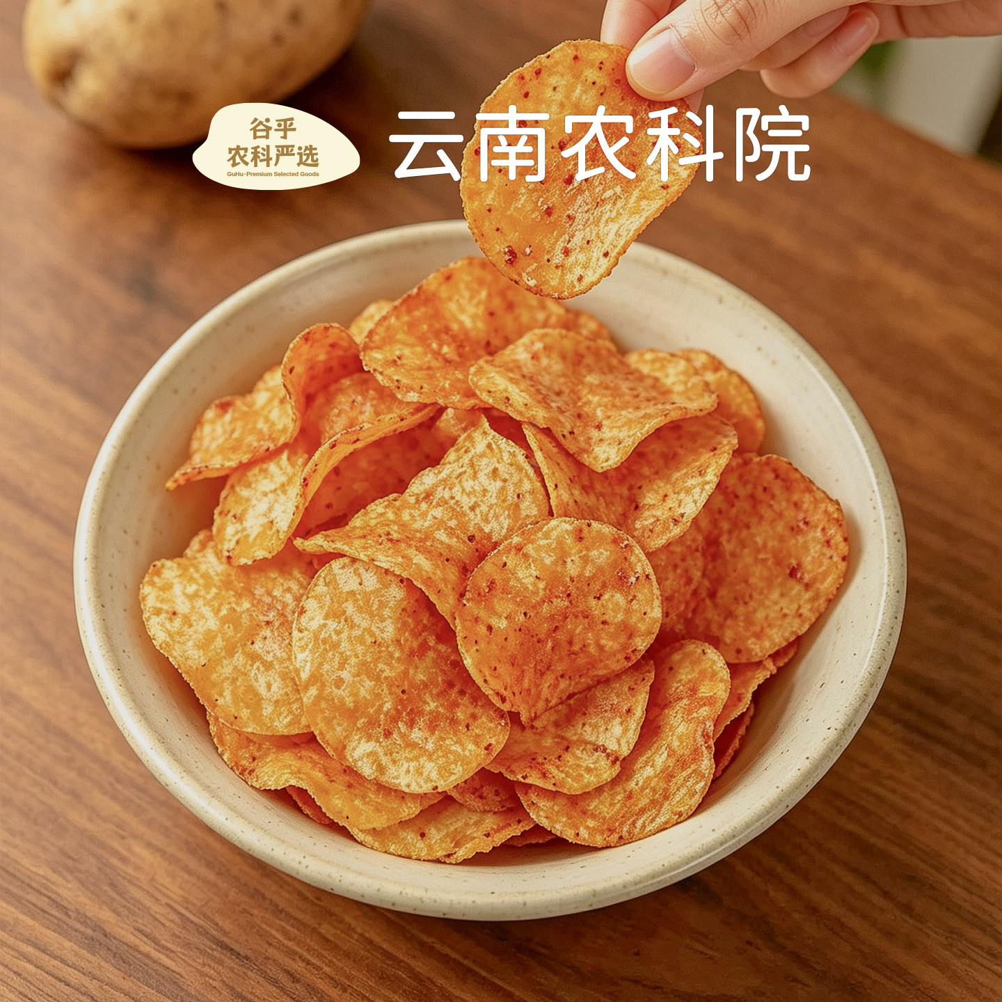 农科院麻辣土豆片g薯片散装洋芋片云南特产解馋抖音网红小零食