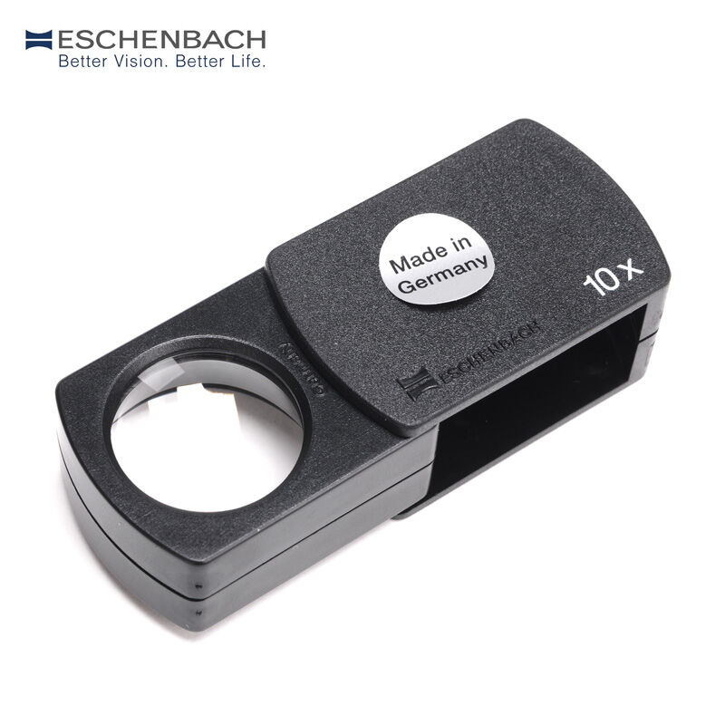 现货【德国原装进口】宜视宝ESCHENBACH高倍鉴定放大镜10倍高清便