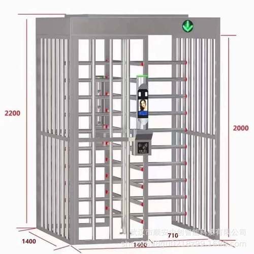 车站转闸十字旋转闸门全高转闸人行通道闸工地闸机全高闸人脸识别